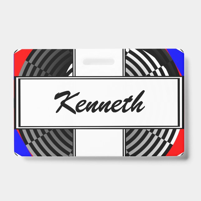 Badge Vérificateur numérique Yin Yang par Kenneth Yoncic (Avant)