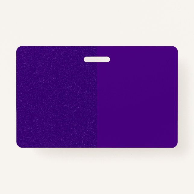 Badge Vertical Fractionné Violet (Personnalisable) (Devant)