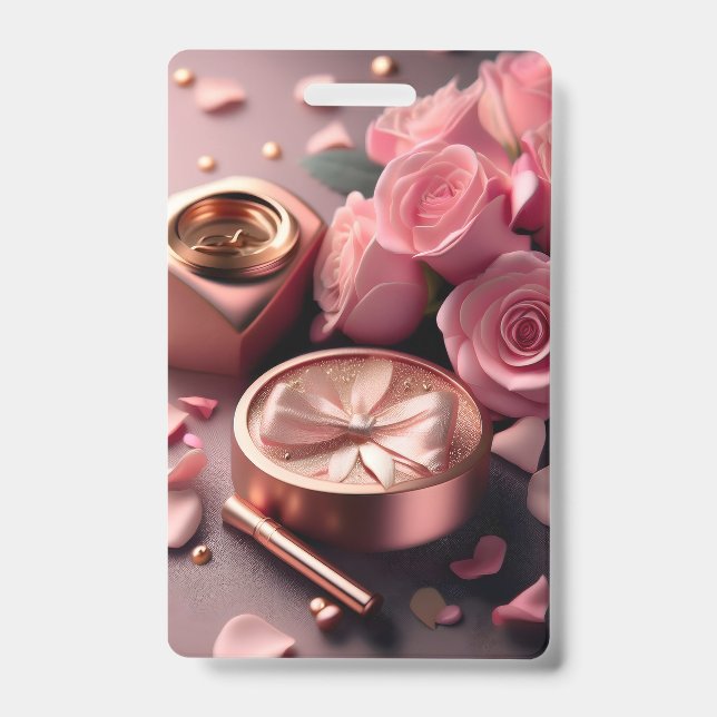 Badge Vertical Personnalisé (Avant)