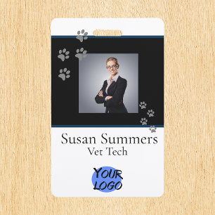 Badge Vétérinaire Groomer animal de compagnie Chien chat