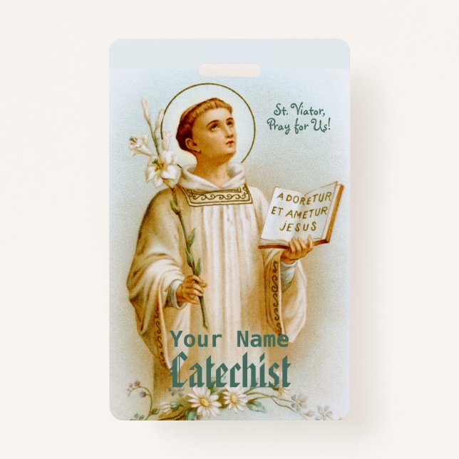 Badge Viateur de Lyon le Catéchiste (BF 02) (Devant)