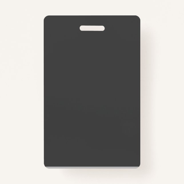 Badge Vierge do-it-yourself Modèle ajouter votre TEXTE à (Devant)