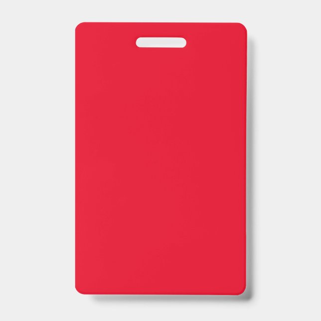 Badge Vierge rouge do-it-yourself Modèle Photo texte per (Avant)