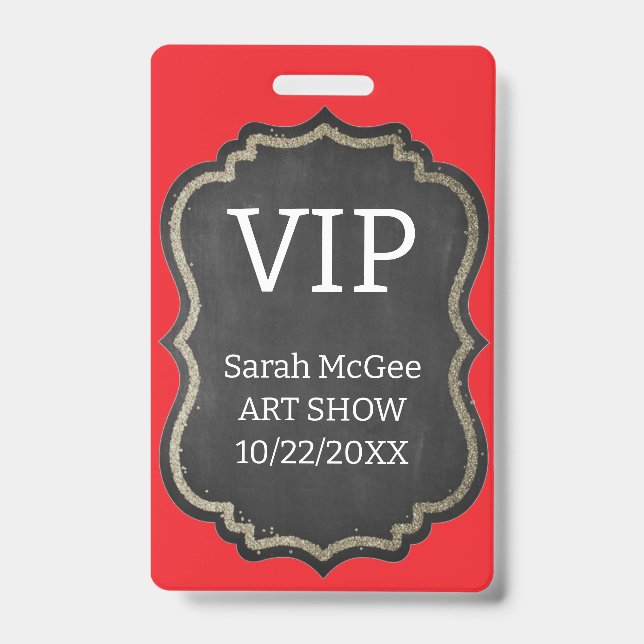 Badge VIP (Avant)