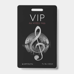 Badge VIP Accès Illimité Morceau Délicieux