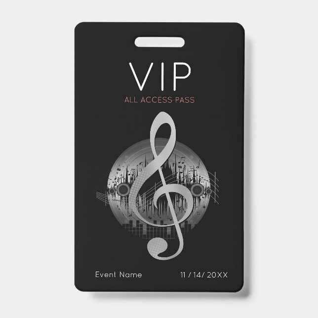 Badge VIP Accès Illimité Morceau Délicieux (Avant)