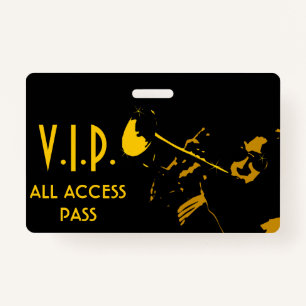 Badge VIP All Access Horizonal Pass à l'événement musica