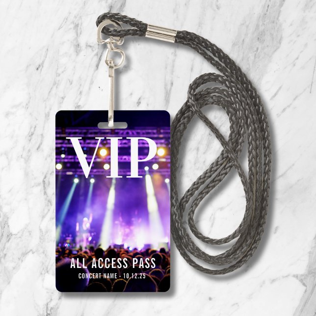 Badge VIP All Access Pass Concert Event (Créateur téléchargé)
