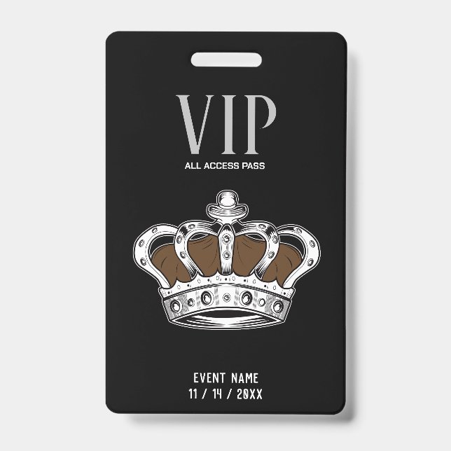 Badge VIP Couronne (Avant)