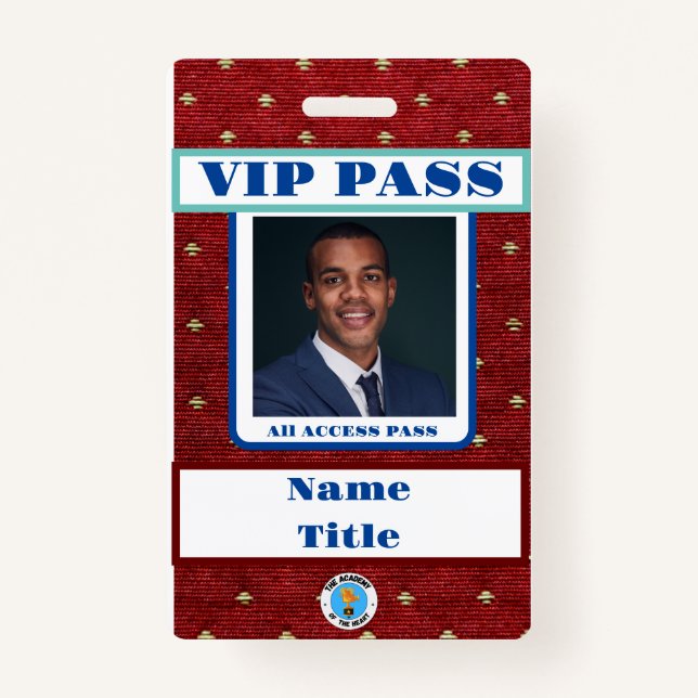 Badge VIP PASS (Devant)