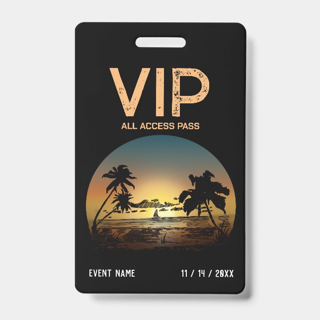 Badge VIP Sunset (Avant)