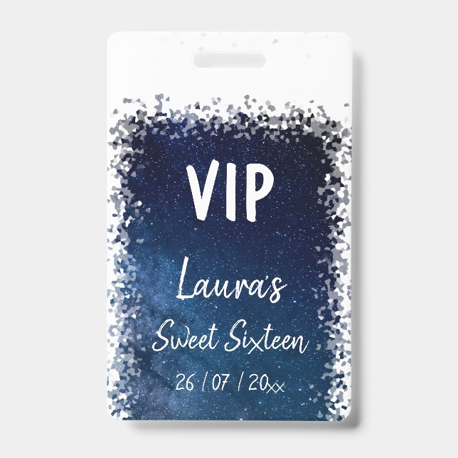 badge VIP Sweet Sixteen (Avant)