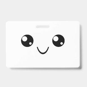 Badge Visage souriant