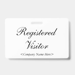 Badge "Visiteur Inscrit" Nostalgique