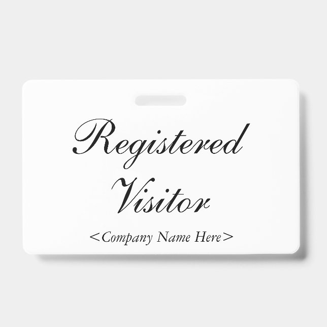 Badge "Visiteur Inscrit" Nostalgique (Avant)