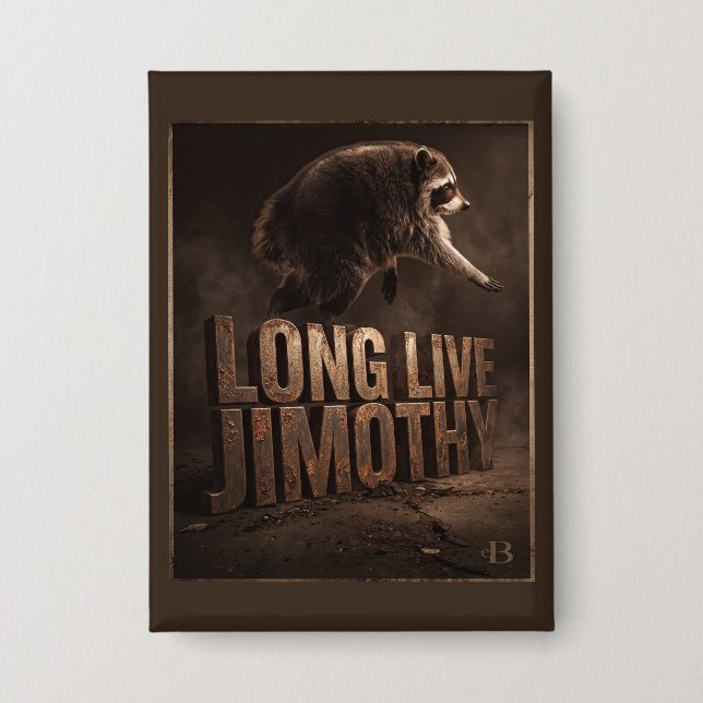 Badge Vive Jimothy Raccoon  (Recto)