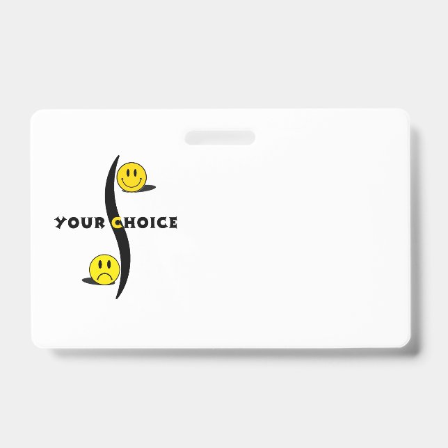 Badge votre choix (Avant)
