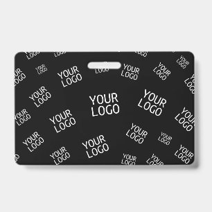 Badge Votre conception, photo ou logo d'entreprise en mo