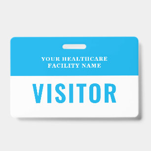 Badge Votre entreprise de soins de santé - Photo ID du v