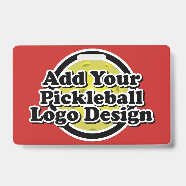 Badge Votre Image Pickleball (Avant)
