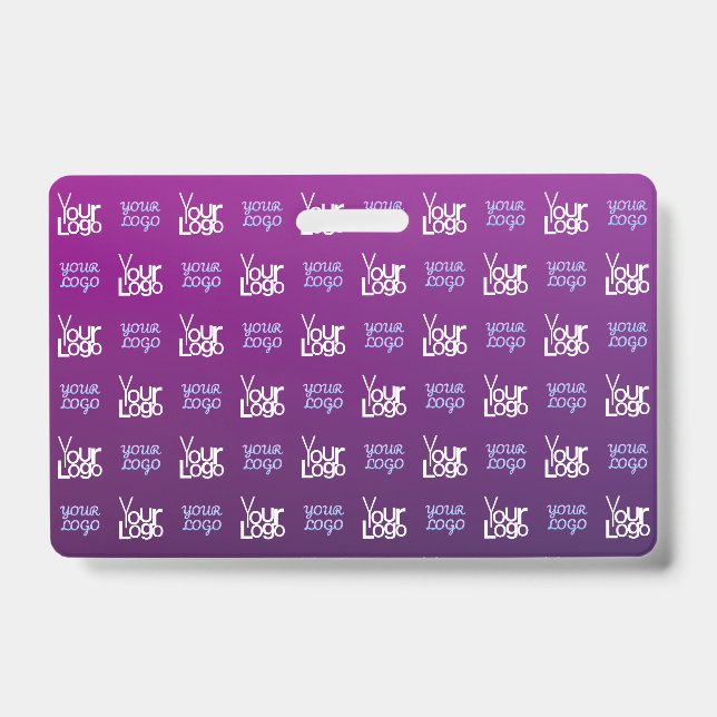 Badge Votre logo | 2 Images téléchargées ou logos profes (Avant)