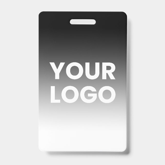 Badge Votre logo et le dégradé de couleur modifiable mod (Avant)