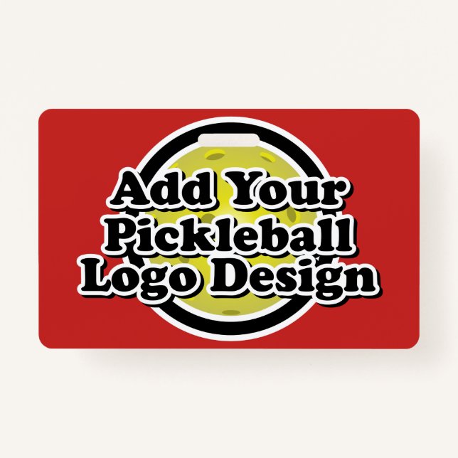 Badge Votre Pickleball d'images (Devant)