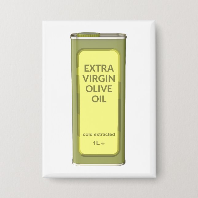 Badge Vue frontale de la boîte d'huile d'olive extra vie (Recto)