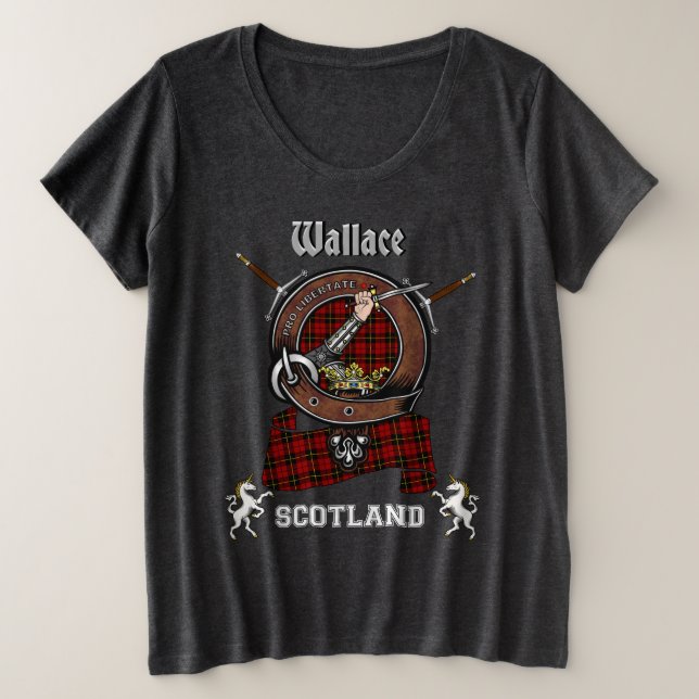 Badge Wallace Clan avec épées (Design devant)