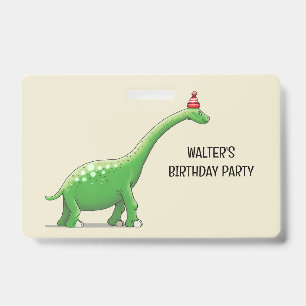 Badge Walter le Dinosaure