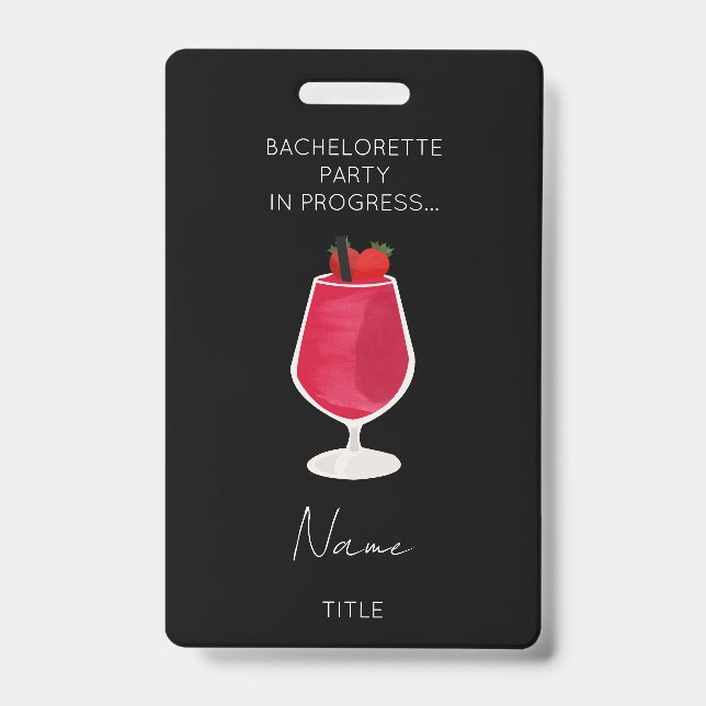 Badge Week-end drôle de filles pour enterrement de vie d (Avant)