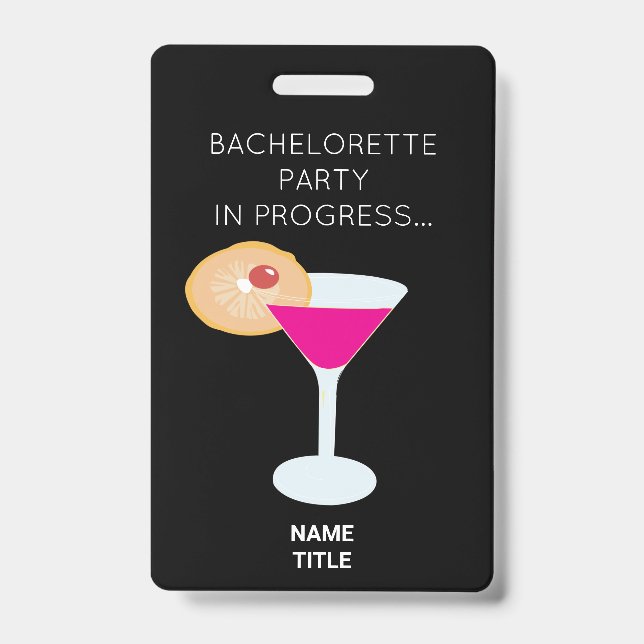 Badge Week-end drôle de filles pour enterrement de vie d (Avant)