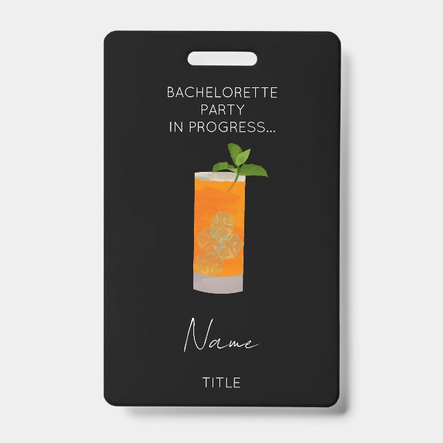 Badge Week-end drôle de filles pour enterrement de vie d (Avant)