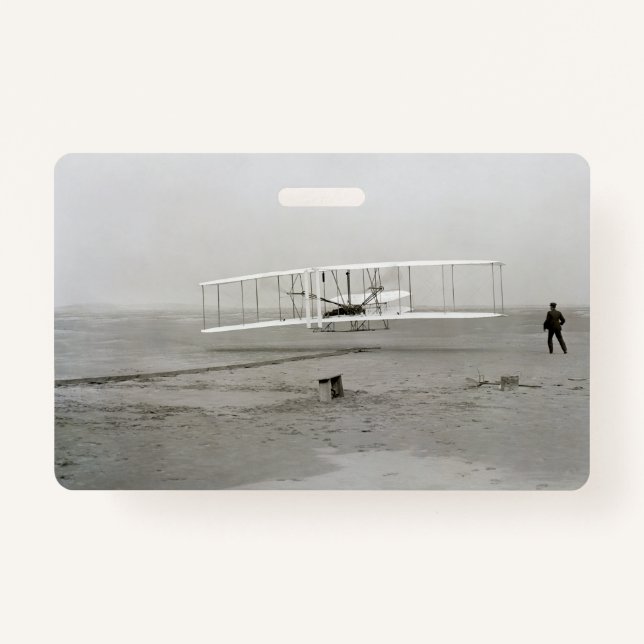 Badge Wright Brothers Flyer First Plane Flight Aviation (Devant)