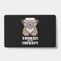 Yorkies Ironiques Comme Thérapie Yorkshire Terrier