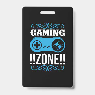 Badge Zone de jeu de cadeau de joueur