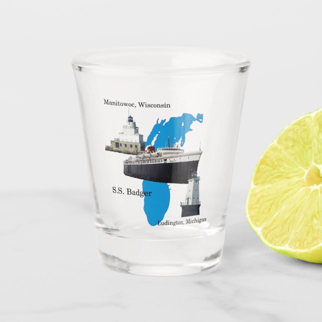 Badger Lake Michigan - verre abattu (Devant)