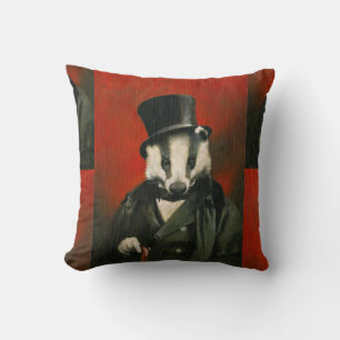 Badger victorien lanceur coussin
