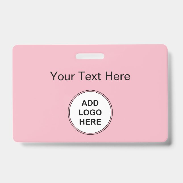 Badges de logo rose (Avant)
