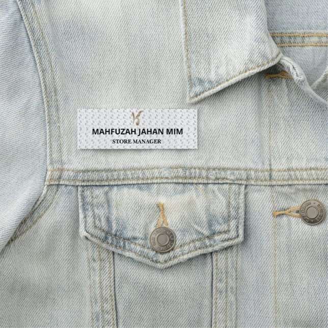 Badges de nom personnalisés | Gravé, Imprimé, Magn (En situation)