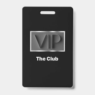 Badges d'entrée au Club VIP Classy