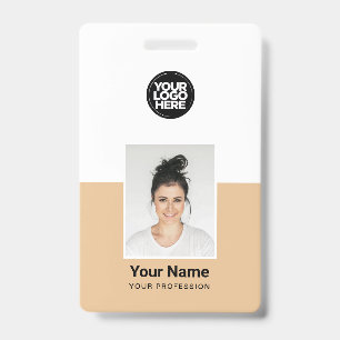 Badges d'ID de sécurité de l'entreprise photo pers