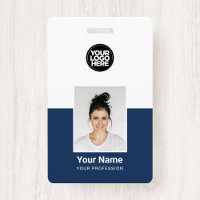 Badges d'ID de sécurité de l'entreprise photo pers