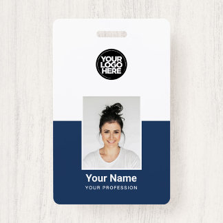 Badges d'ID de sécurité de l'entreprise photo pers
