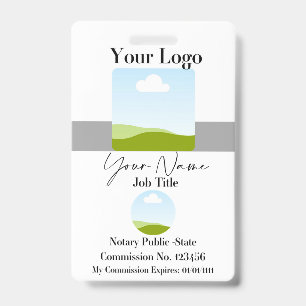 Badges d'ID logo personnalisés