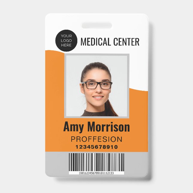 badges d'identification avec bannières pour les em (Avant)