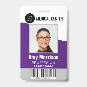 badges d'identification avec bannières pour les em
