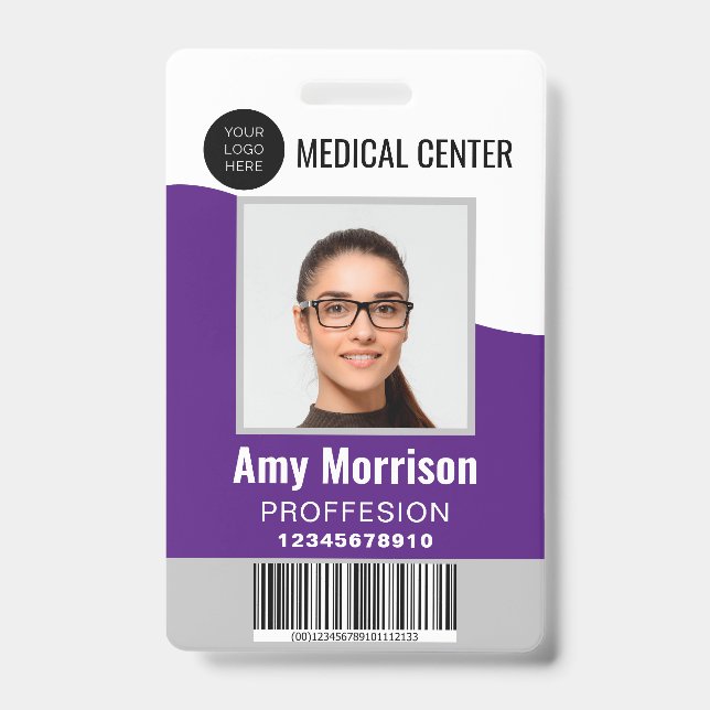 badges d'identification avec bannières pour les em (Avant)