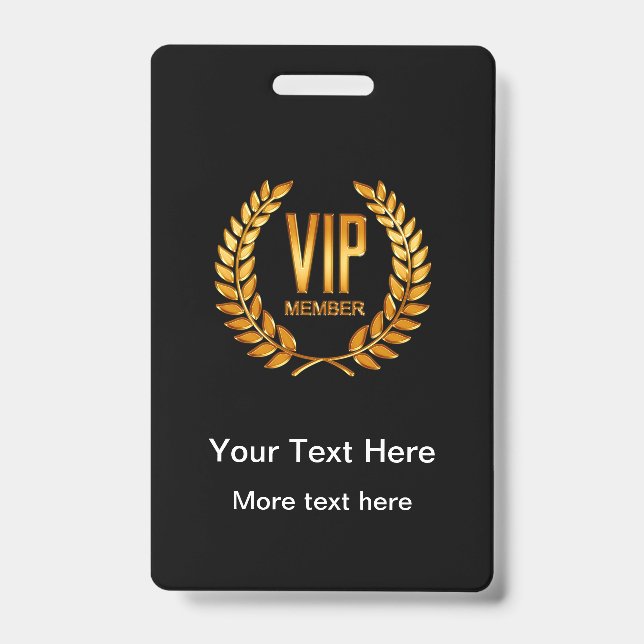 Badges membres VIP Club Classy (Avant)