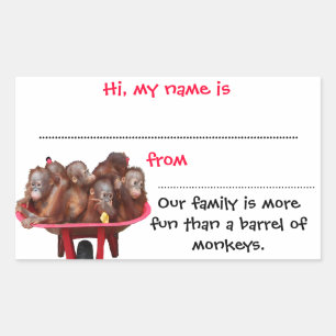 Badges nominatifs autocollants pour les Réunions